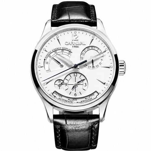 Carnival Day-Date Automatic — 100M White on pure white background