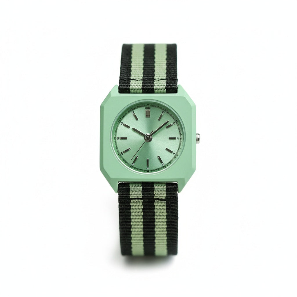 CILOA Children's Square Quartz Watch, studio view