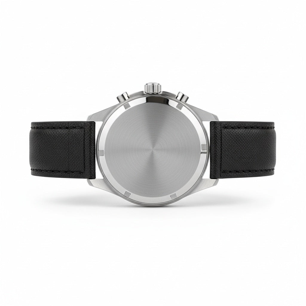 CILOA Watermelon Round Quartz Watch, case back view