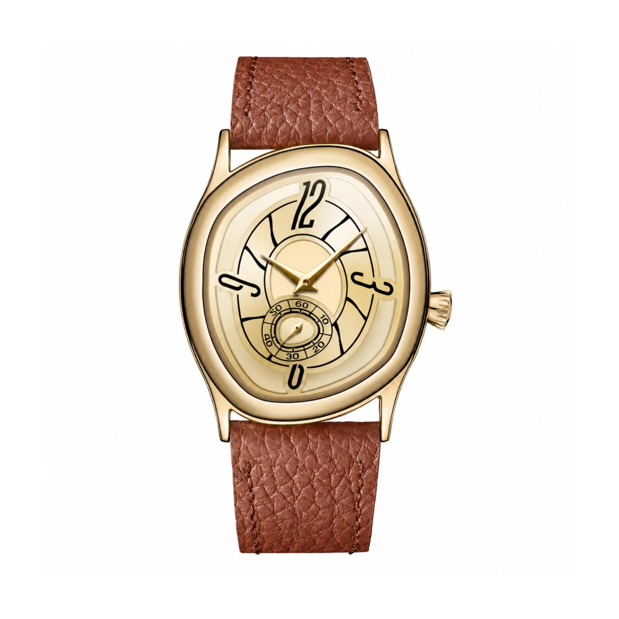 HANNAH MARTIN Geometric Quartz Dress Watch, Silver 1, white background