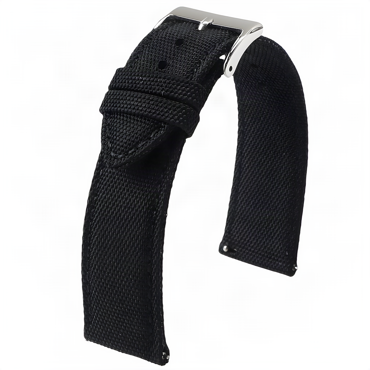 Black 1GW Sailcloth quick-release watch strap