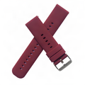 Solid Silicone 18mm / White watch strap/band, upscaled product photo