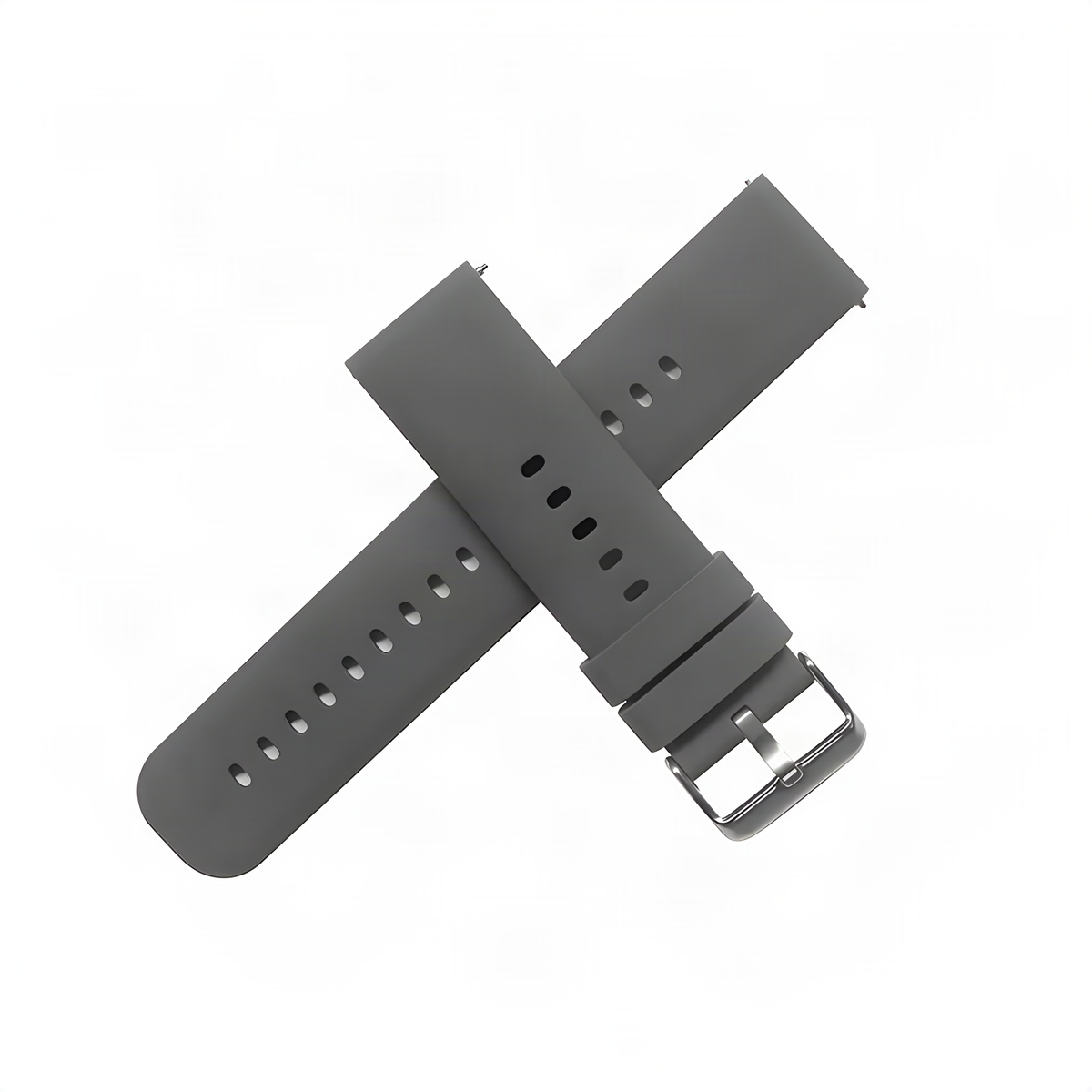 Solid Silicone 18mm / Pink watch strap/band, upscaled product photo