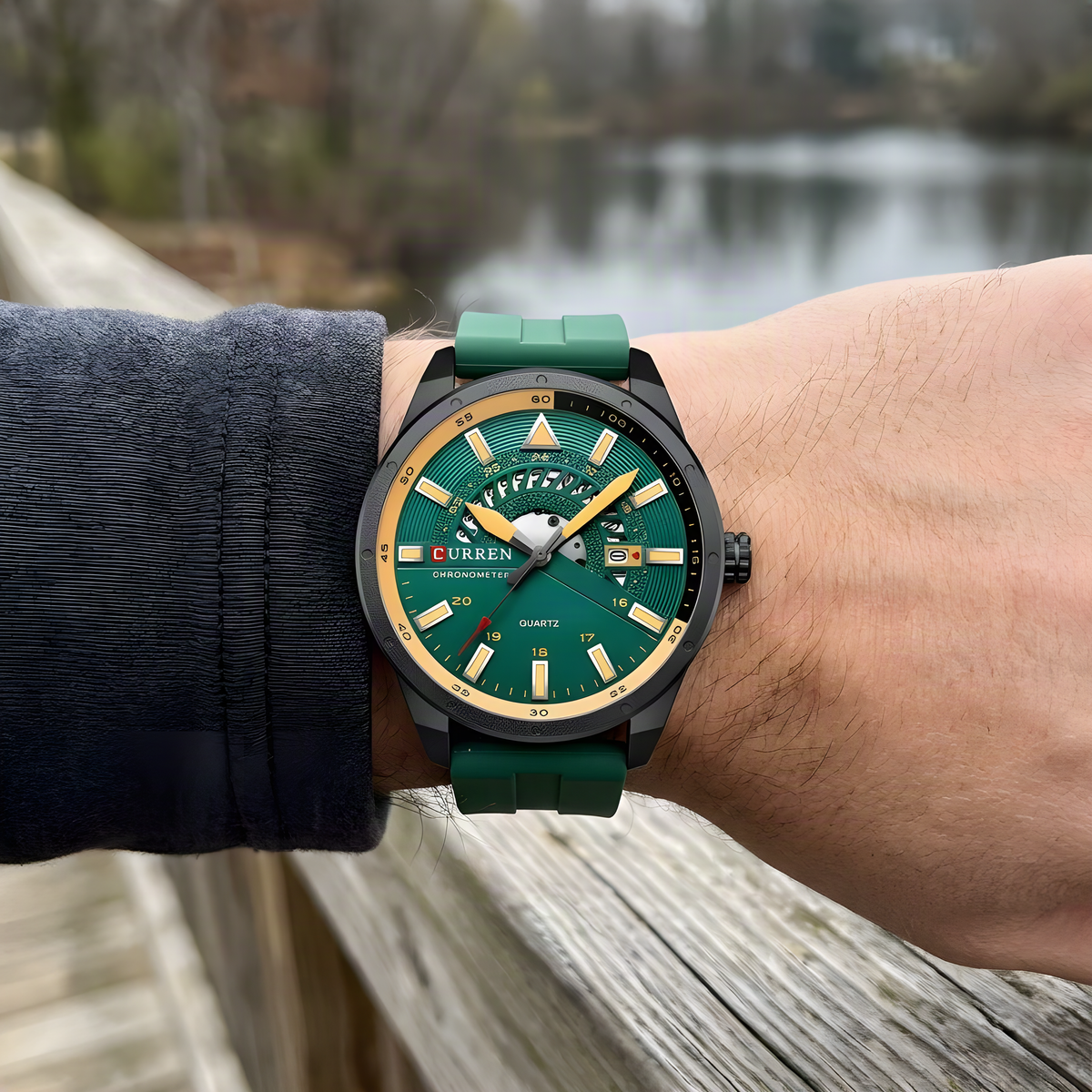 CURREN Green-Dial upscaled gallery photo