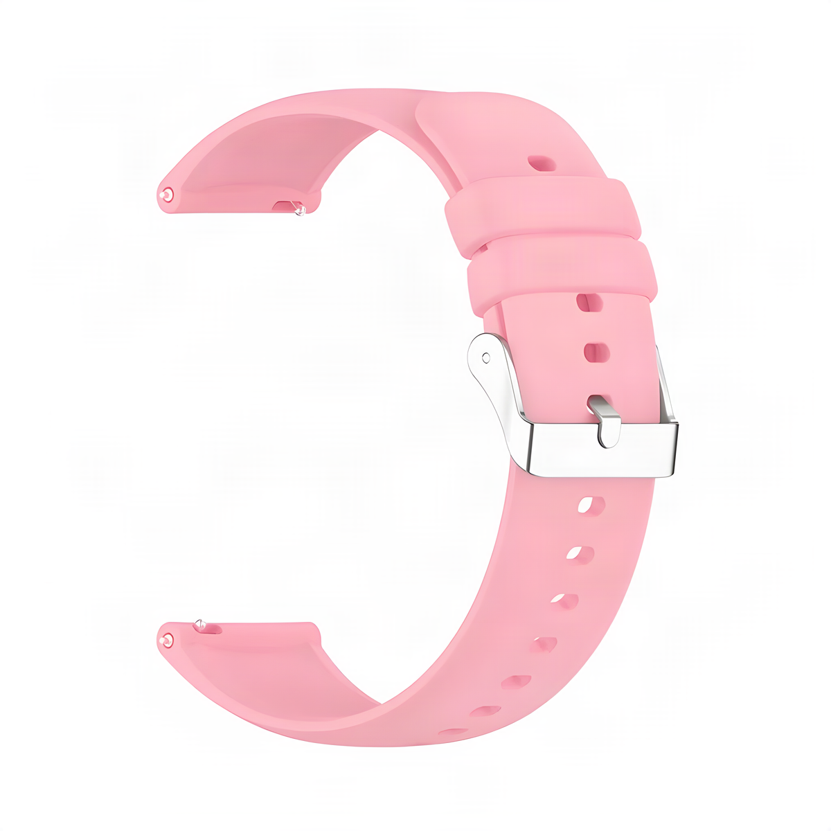 Solid Silicone 18mm / Blue watch strap/band, upscaled product photo