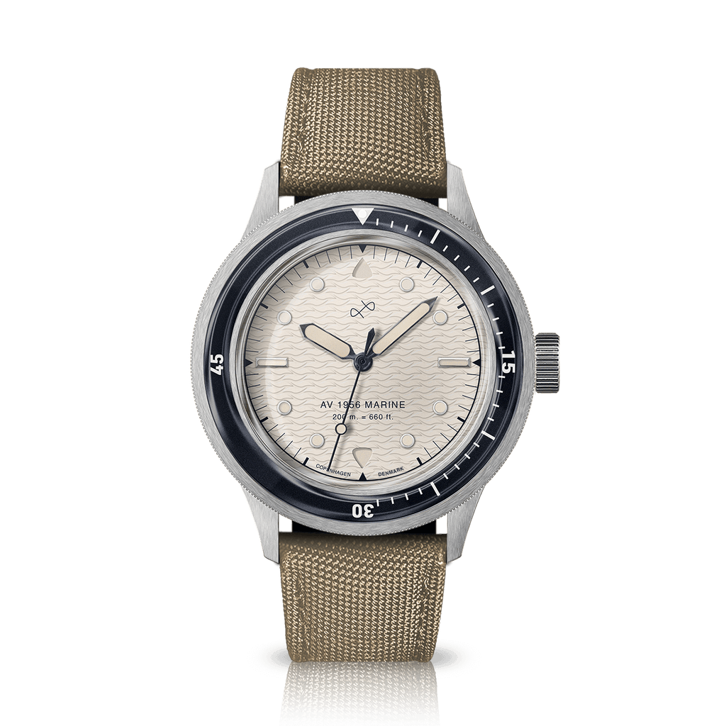 AV86 1956 Marine Navy & Off White front