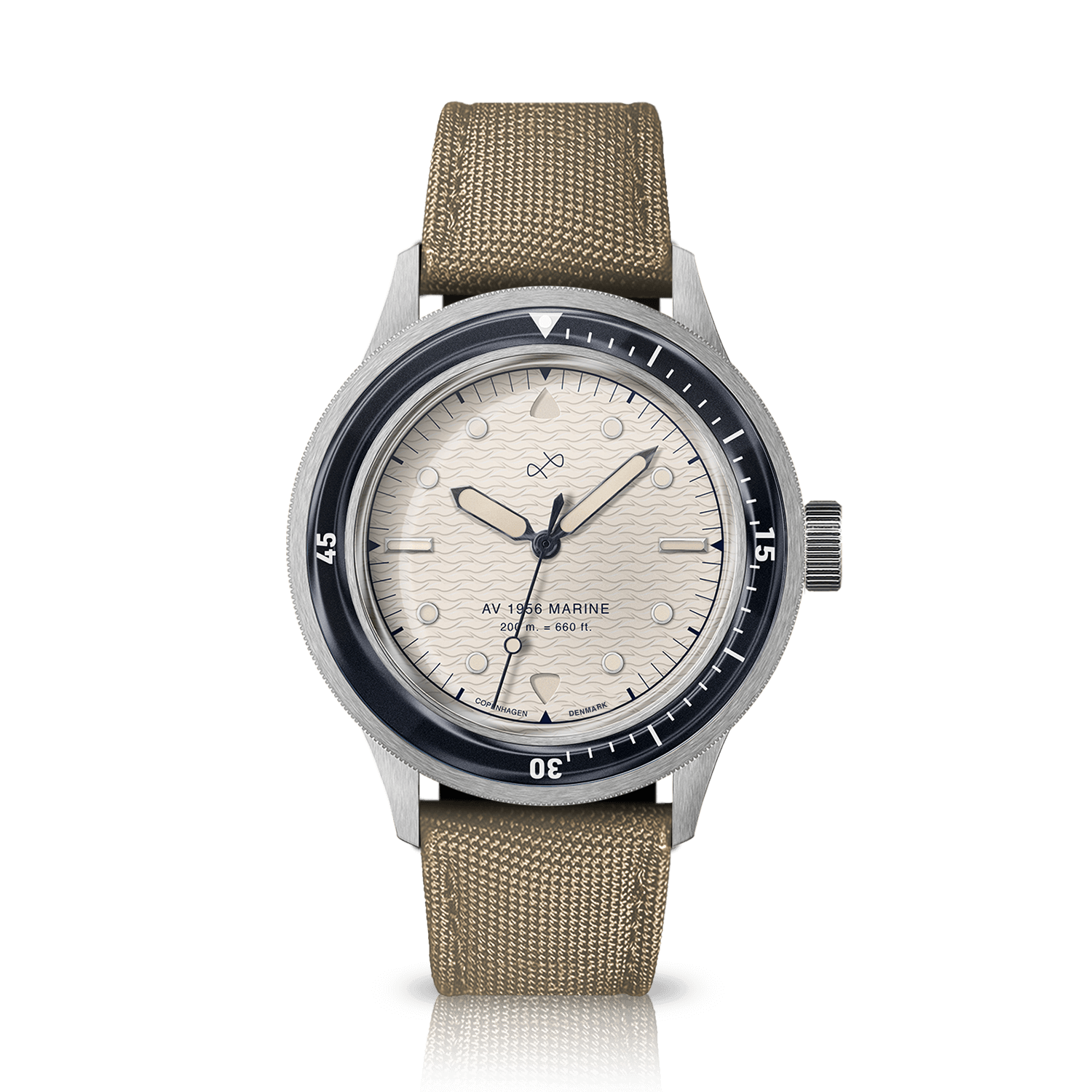 AV86 1956 Marine Navy & Off White front