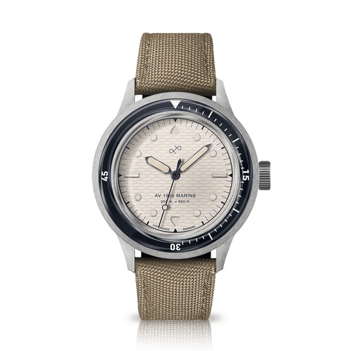 AV86 1956 Marine Navy & Off White front