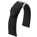 Black 1GW Sailcloth quick-release watch strap