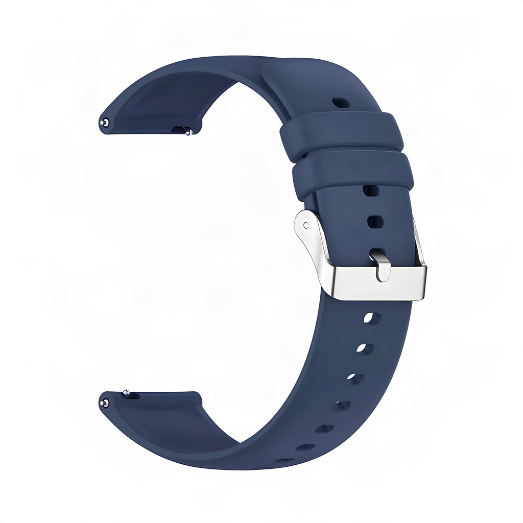 Solid Silicone 18mm / Purple watch strap/band, upscaled product photo