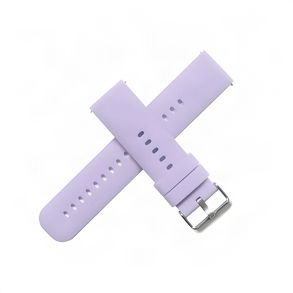 Solid Silicone 18mm / Beige watch strap/band, upscaled product photo