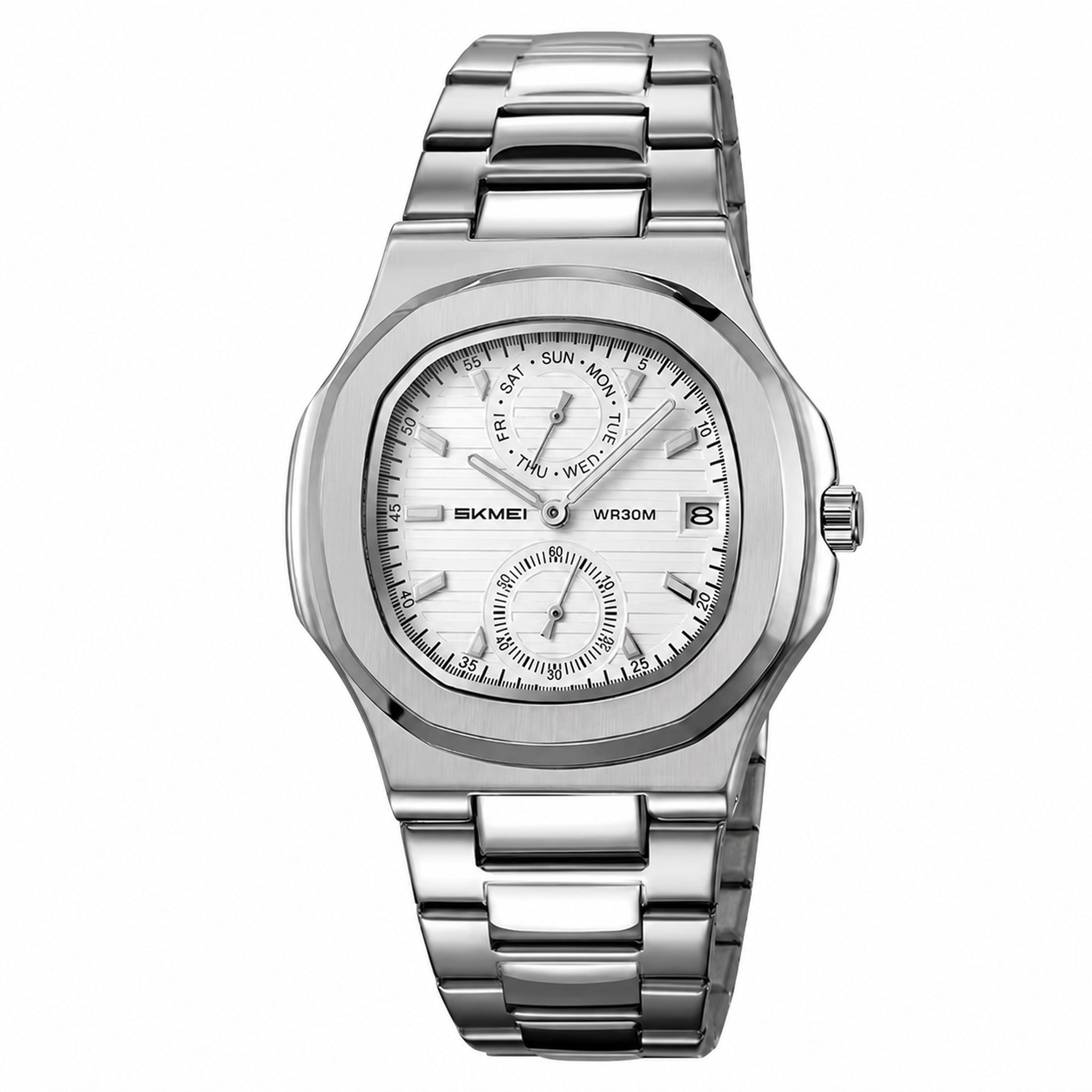 SKMEI 2423 silver case white dial product image