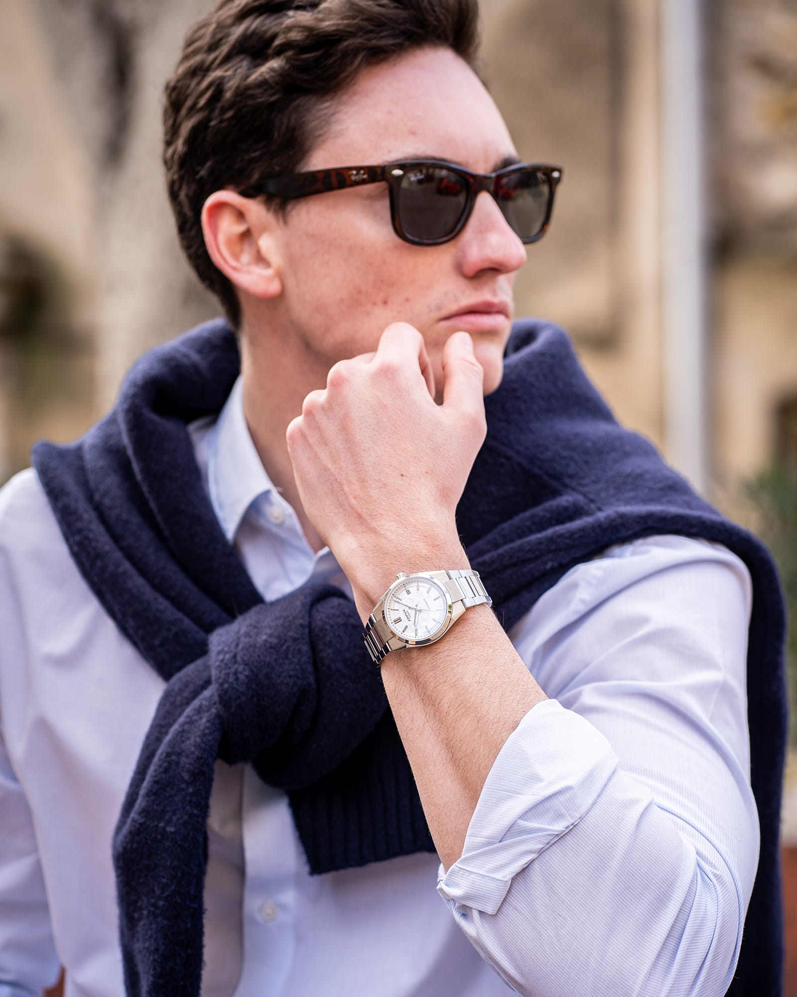 Casio Edifice EFK-110D-7A lifestyle shot