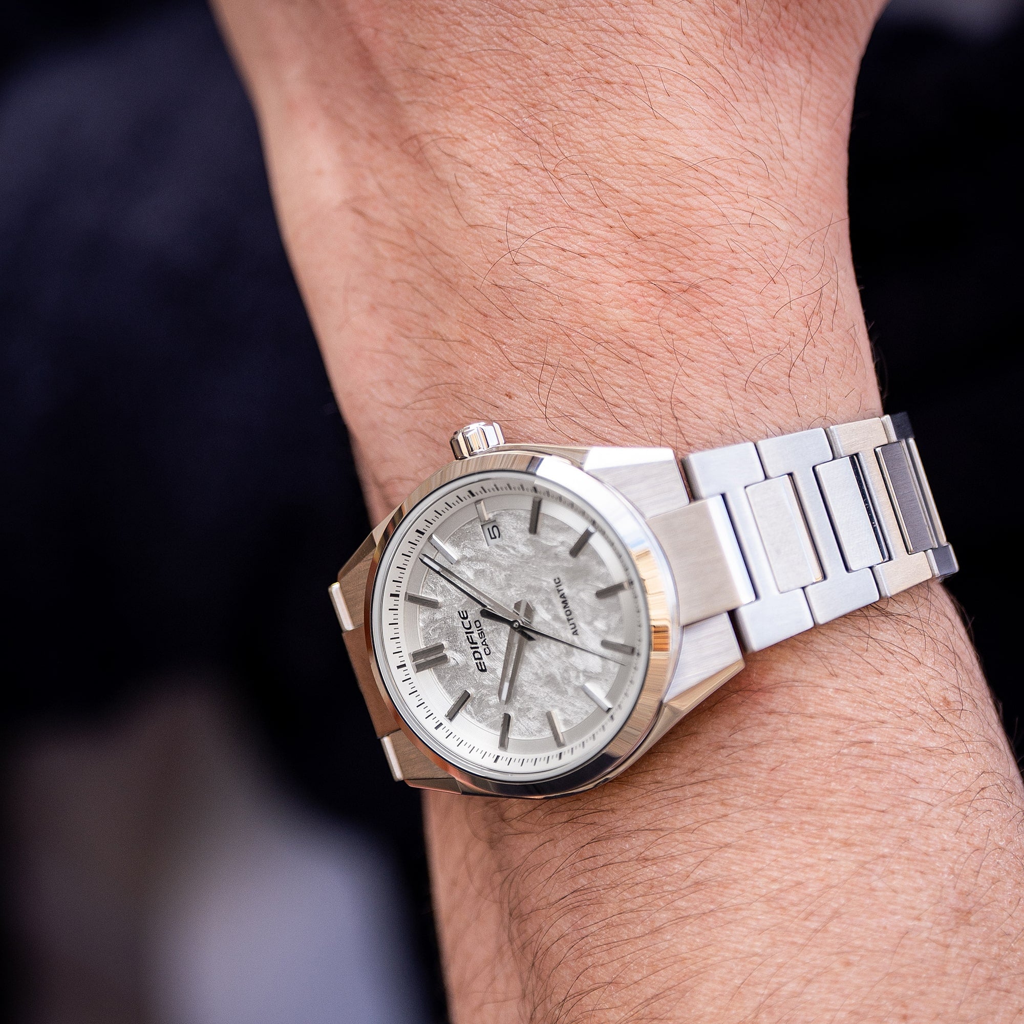 Casio Edifice EFK-110D-7A on wrist
