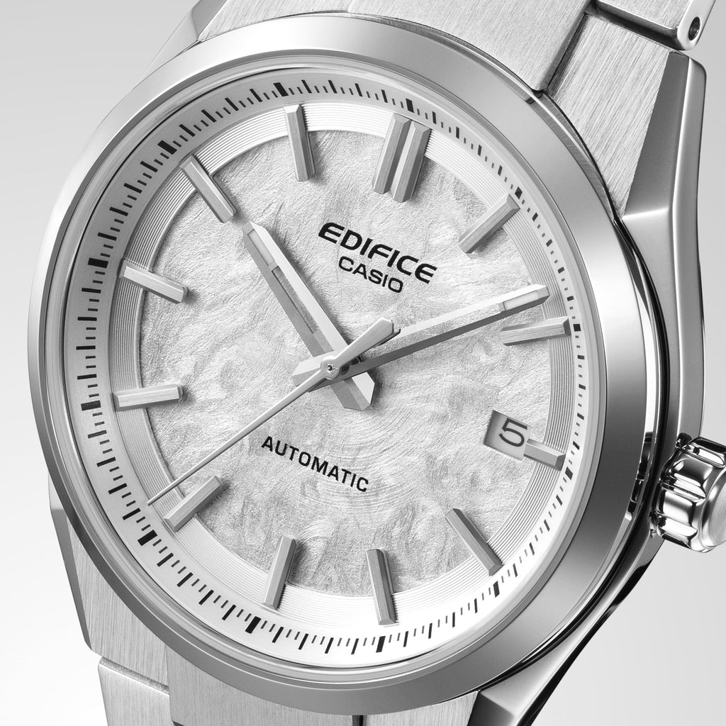 Casio Edifice EFK-110 automatic movement exhibition caseback