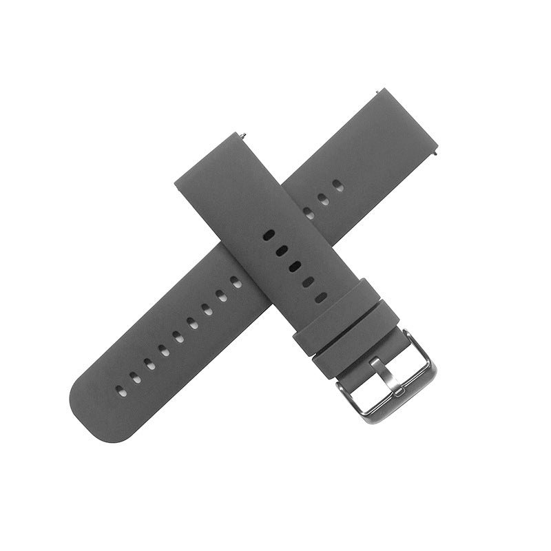 AWC solid silicone quick-release watch strap, Gray