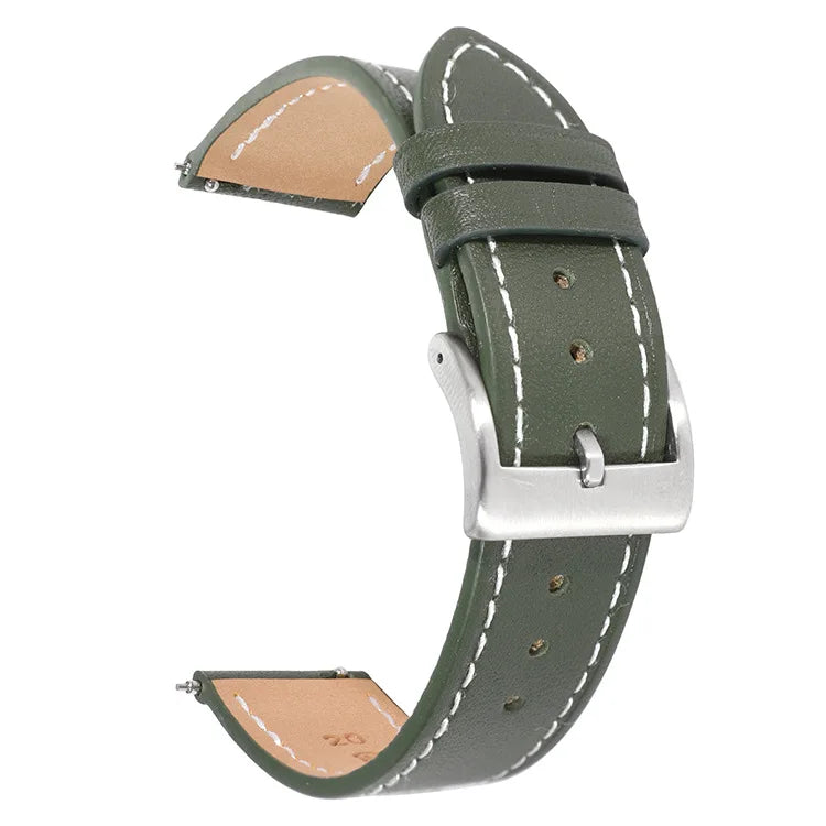 UPro Plain Top Grain Leather watch strap, detail view 2