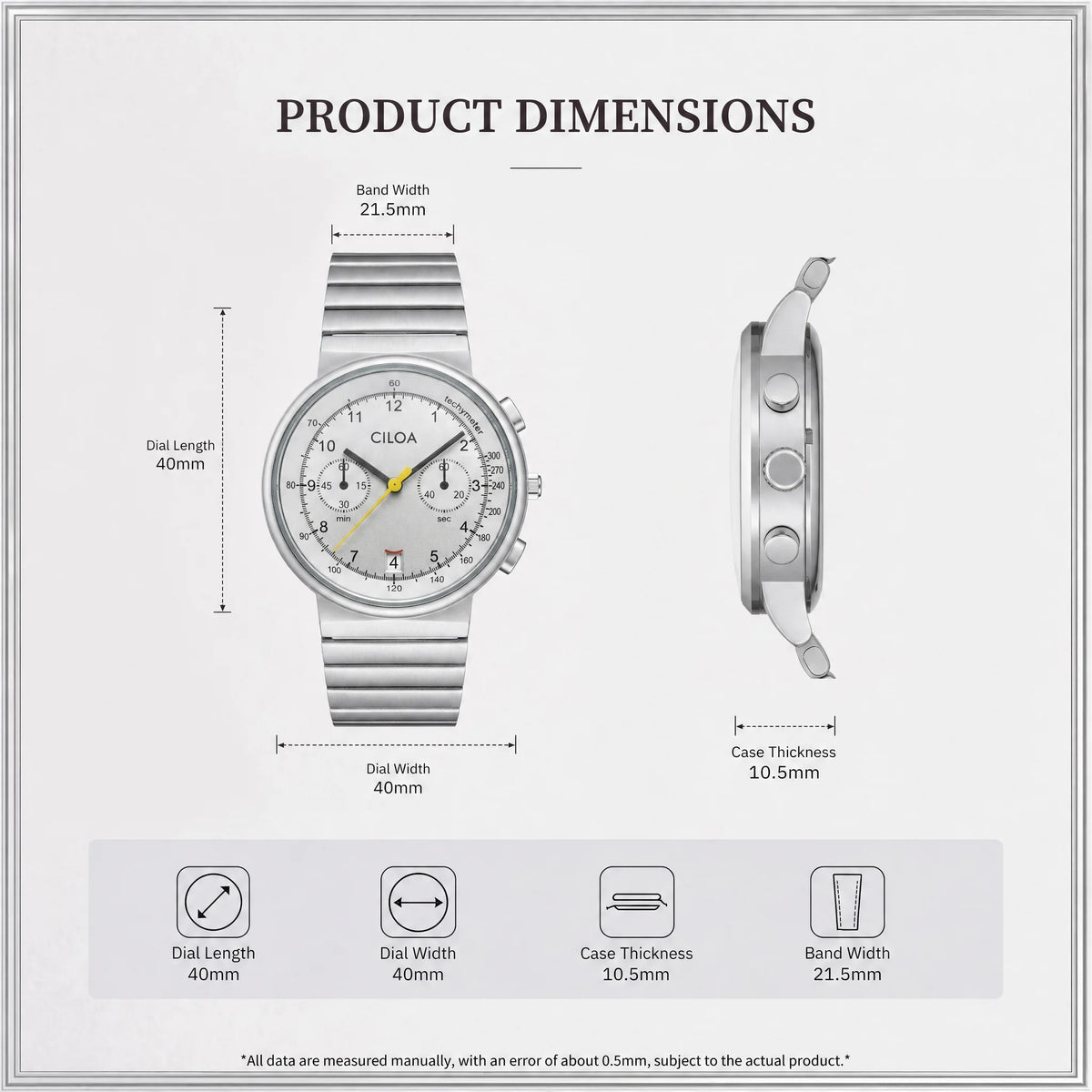 Chronograph Sports analog quartz watch, supplier photo 2