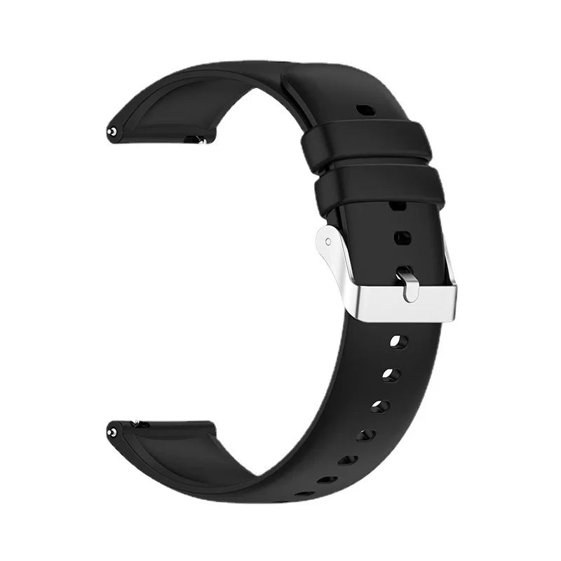 Xinhuaxin Solid Silicone Quick-Release Strap - Black