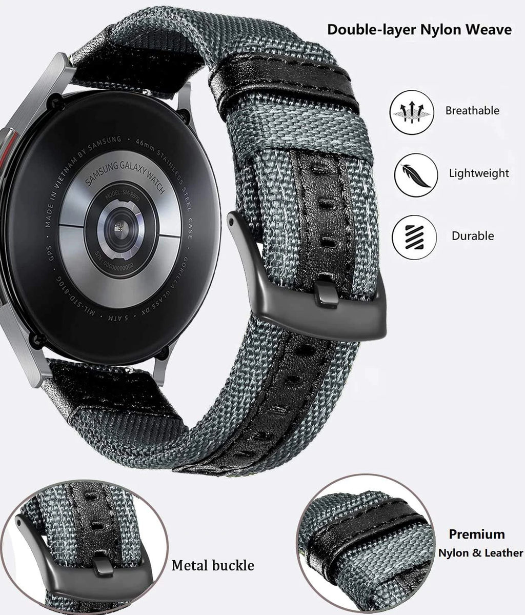UPro sailcloth canvas nylon watch strap - supplier gallery 2