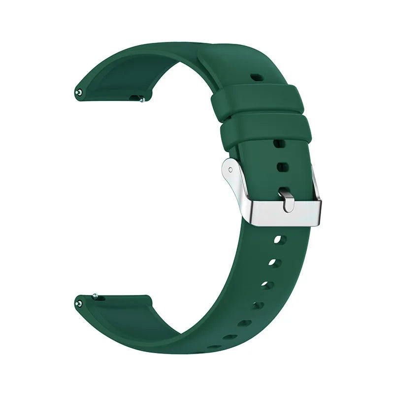 Xinhuaxin Solid Silicone Quick-Release Strap - Green