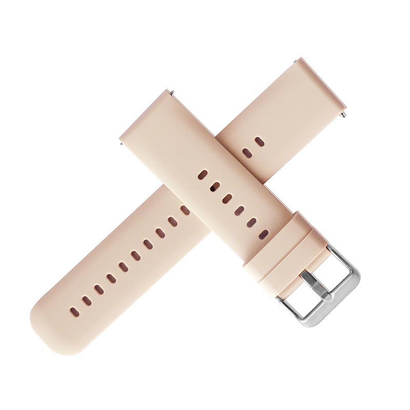 AWC solid silicone quick-release watch strap, Beige