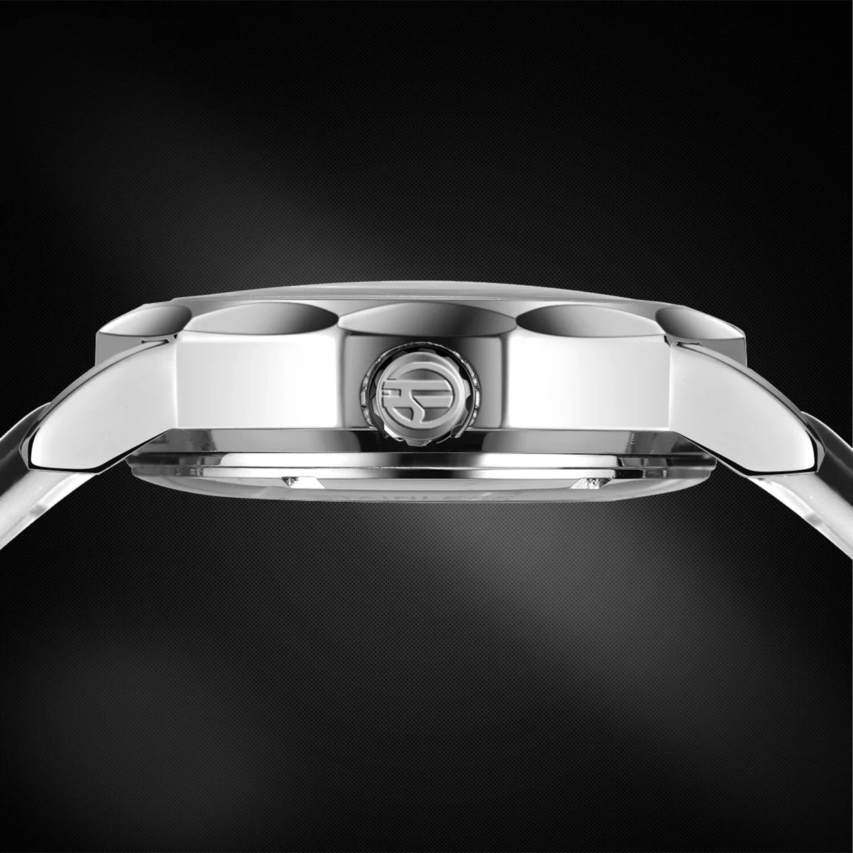FORSINING H199M Black Silver on wrist