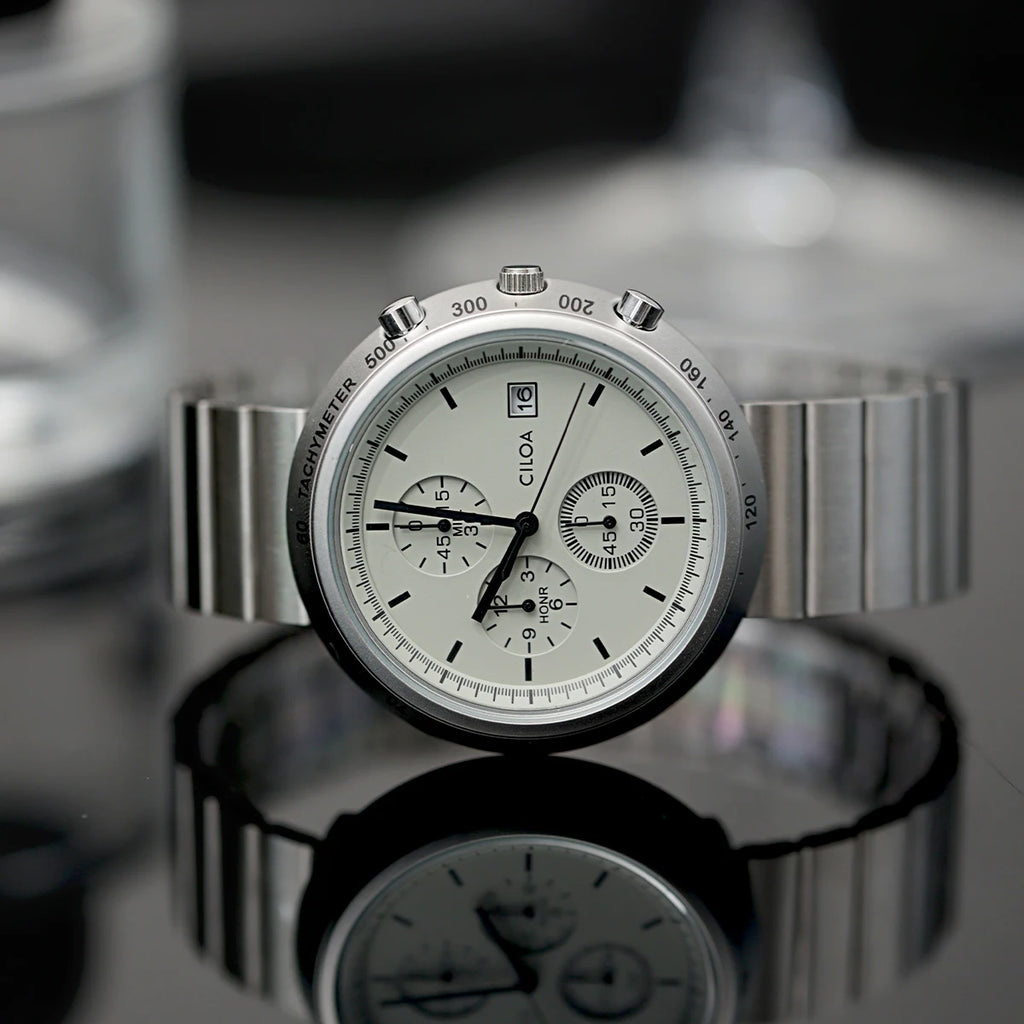 Large Dial Round Multifunction analog quartz watch, supplier photo 2