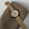 CILOA Large Dial Luxury Quartz Watch, Khaki