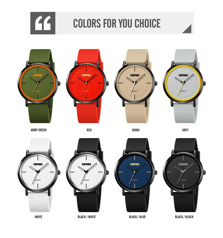 AWC Minimalist Slim Quartz , eight color options