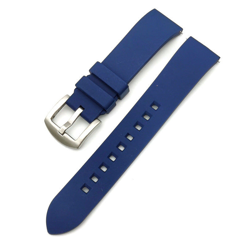 AWC 20mm silicone quick-release strap in Blue