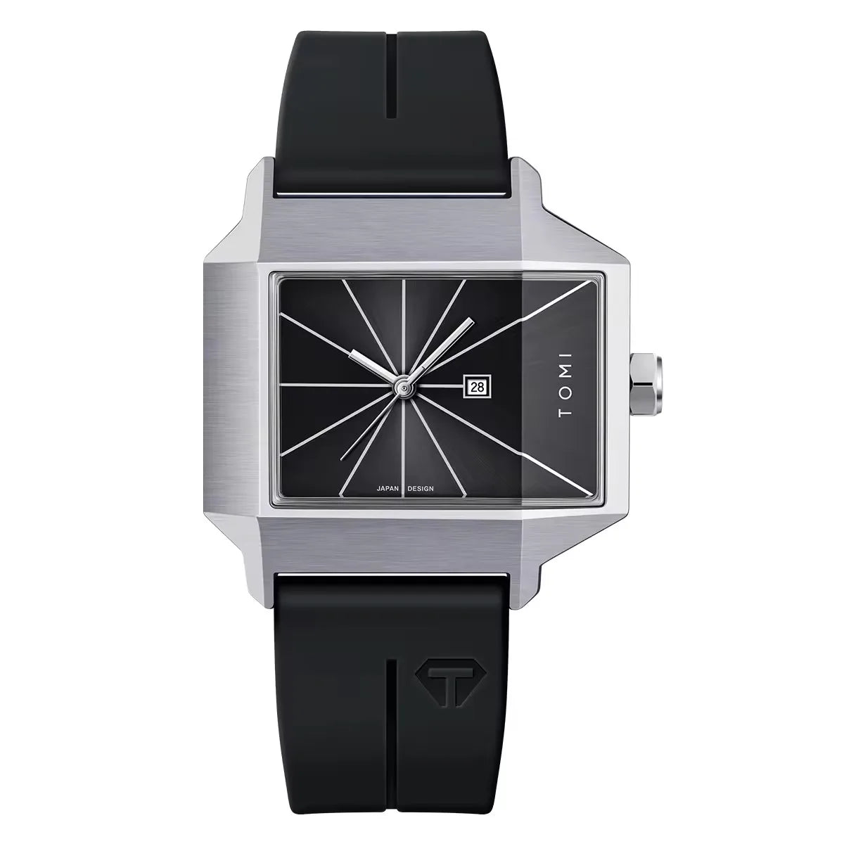 Supplier image — AWC-T021-02 White/Silver Case / Black Dial