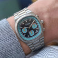 CILOA Square Blue High-Quality Quartz Watch, Blue