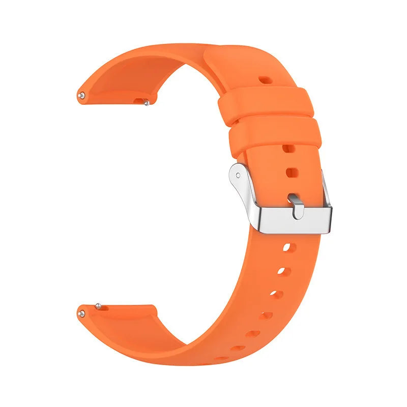 Xinhuaxin Solid Silicone Quick-Release Strap - Orange