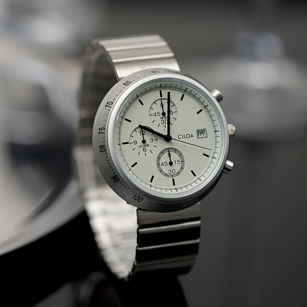 Large Dial Round Multifunction analog quartz watch, supplier photo 1