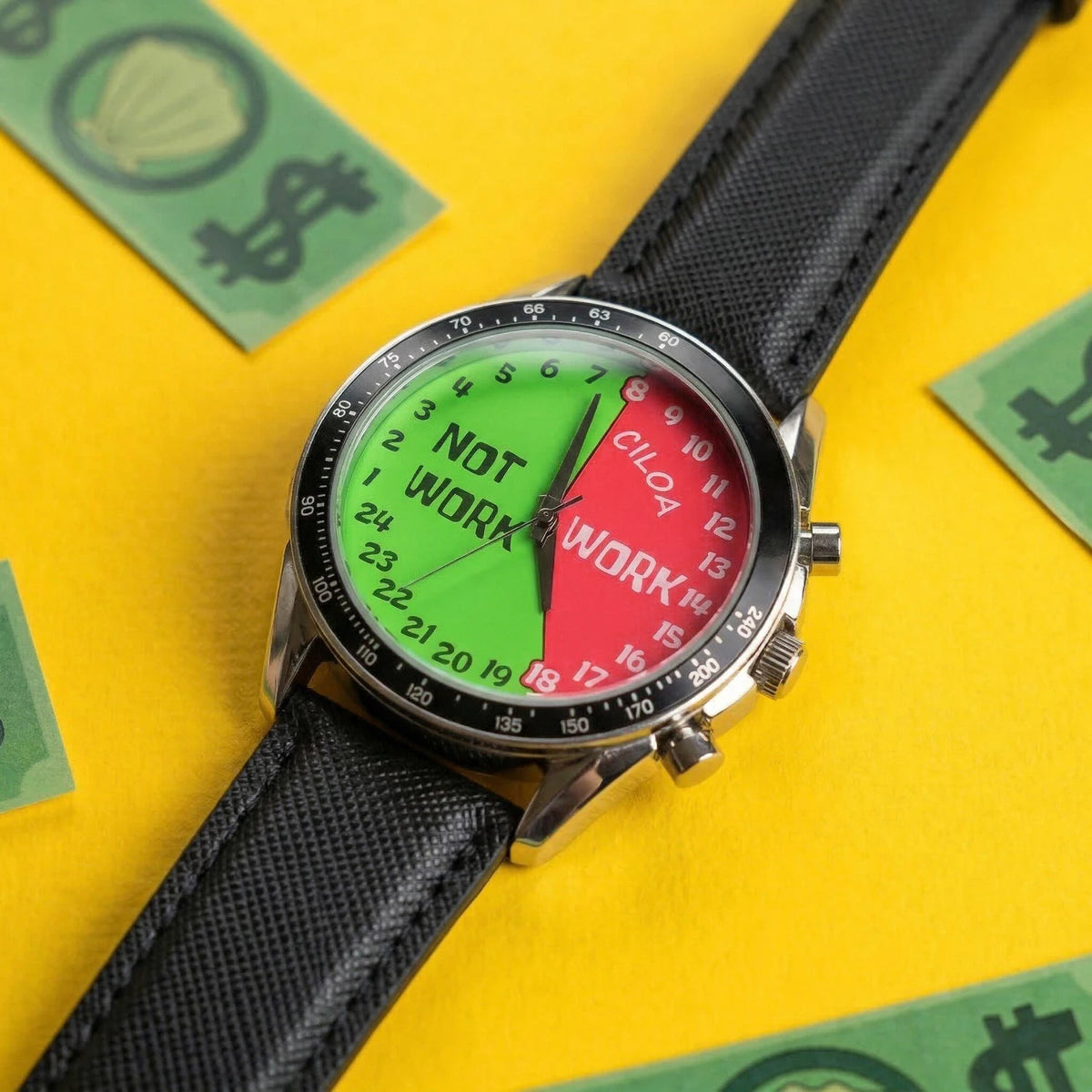Watermelon Round analog quartz watch, supplier photo 4