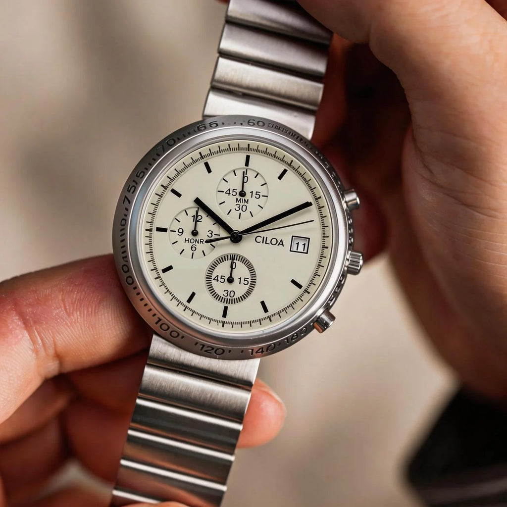 Large Dial Round Multifunction analog quartz watch, supplier photo 3