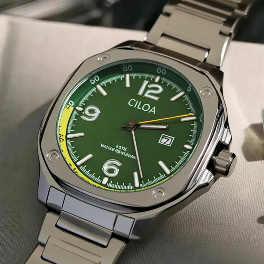 Round Calendar analog quartz watch, supplier photo 4