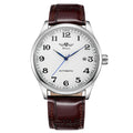 WINNER WRG8023 Classic Automatic, White Dial / Brown Leather product view