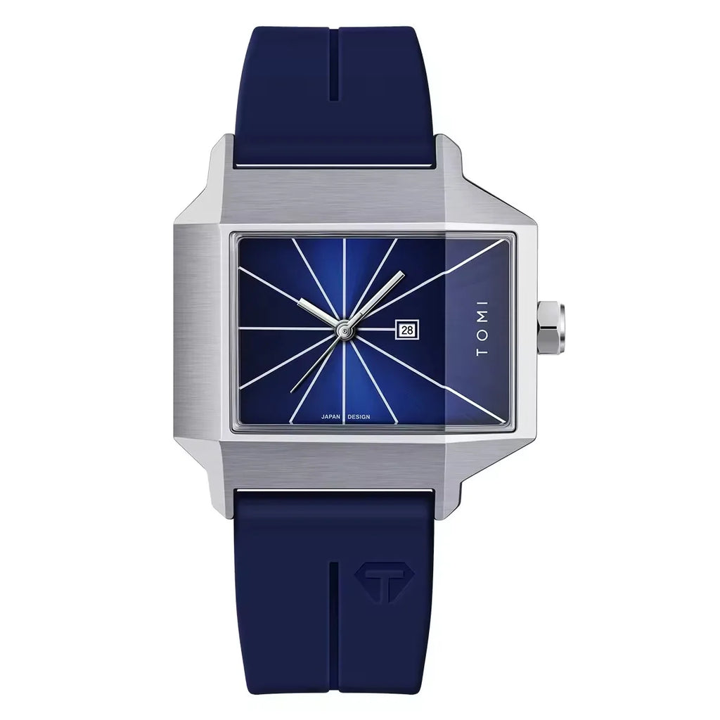 Supplier image — AWC-T021-04 White/Silver Case / Blue Dial