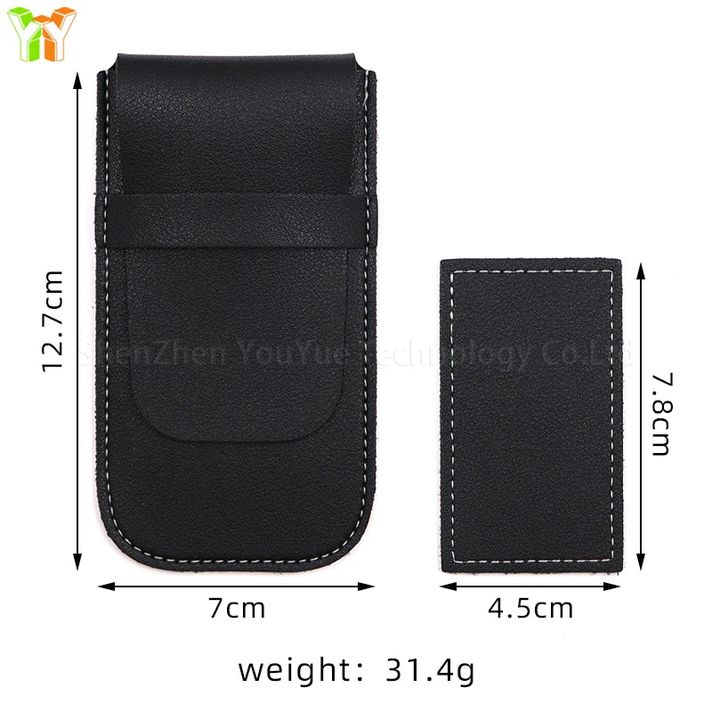 1GW leather-look watch travel pouch