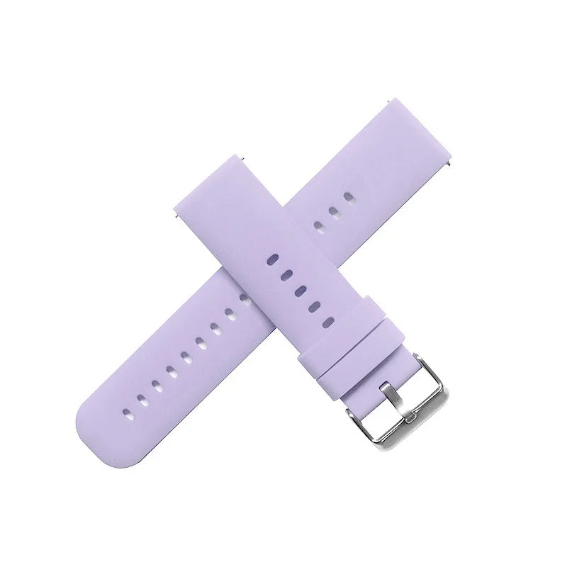 Xinhuaxin Solid Silicone Quick-Release Strap - Purple