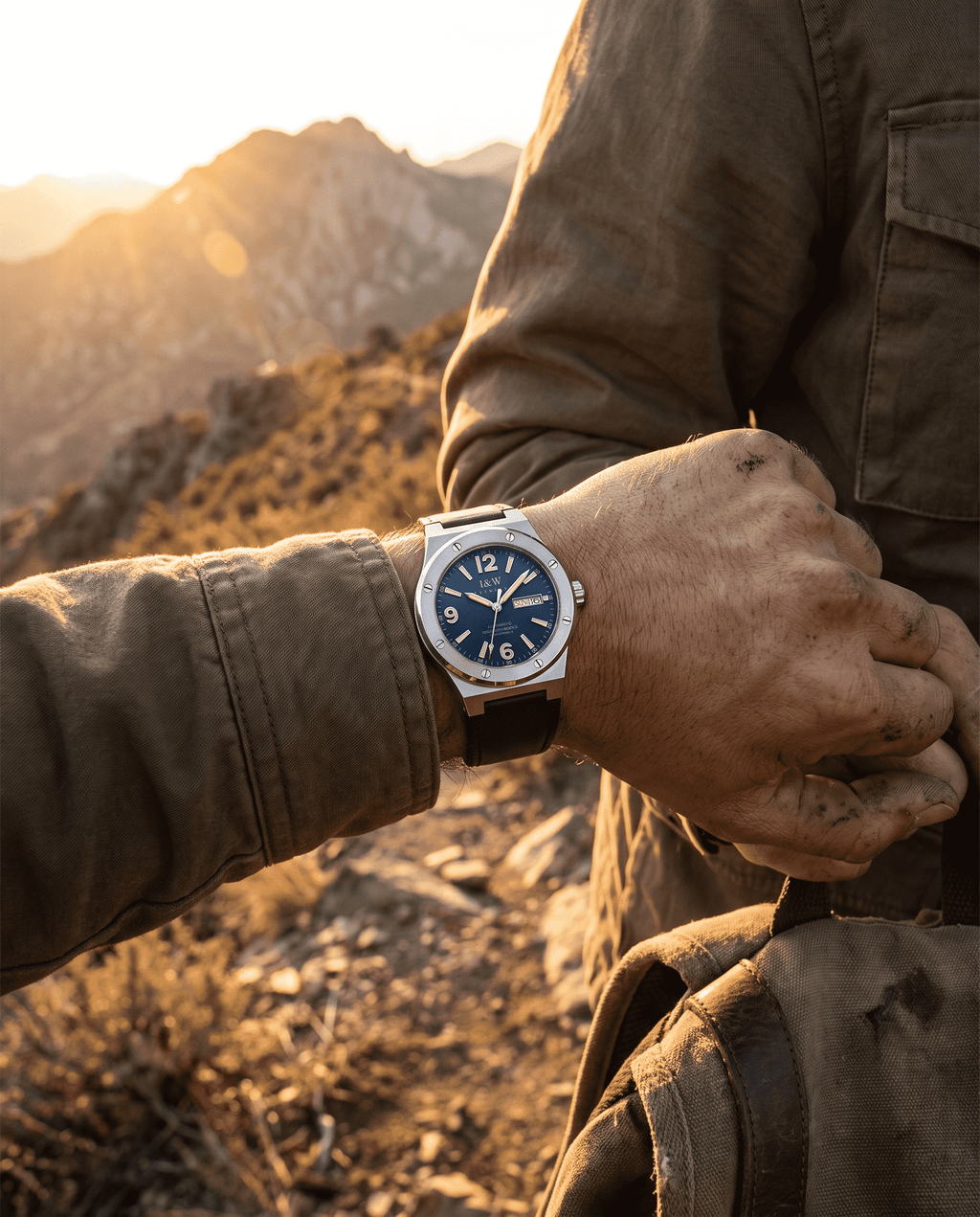 Carnival Classic Automatic — blue dial, lifestyle