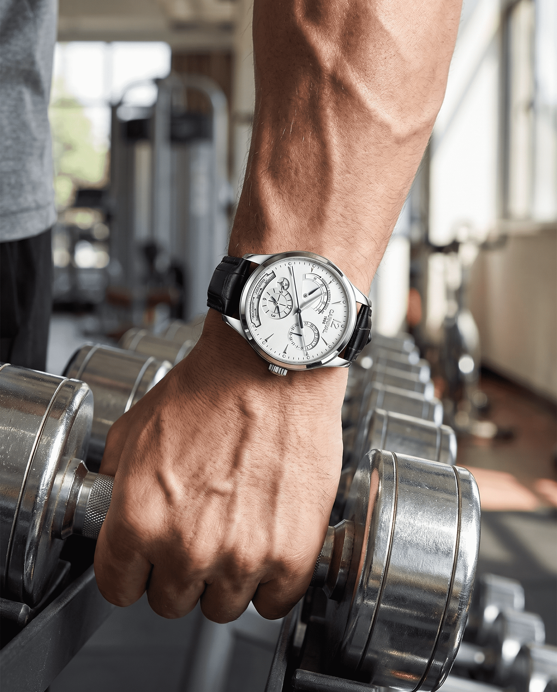 Carnival Day-Date Automatic — gym wrist shot