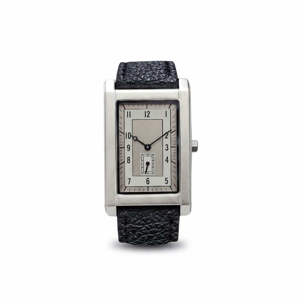 CILOA Retro Square Quartz Watch, studio view
