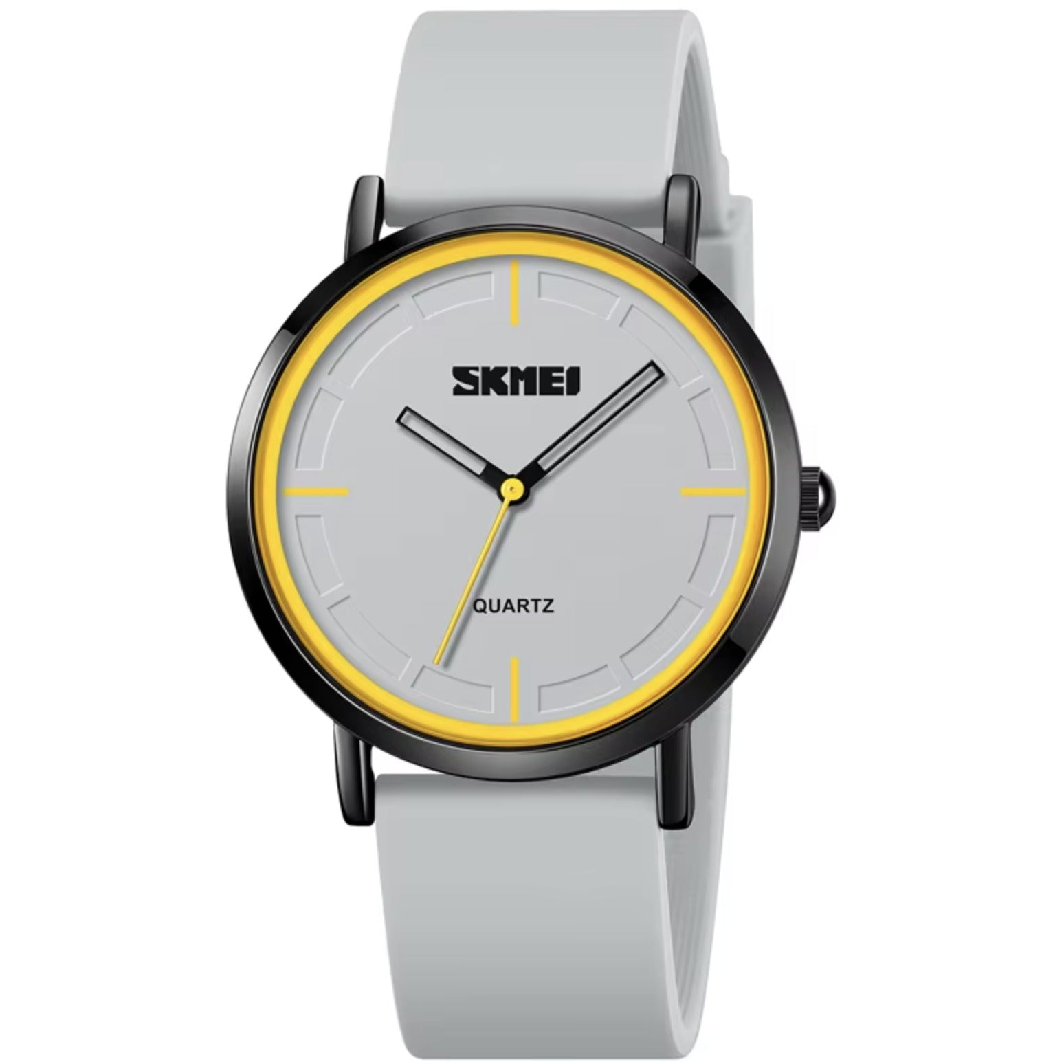SKMEI 2050 gray strap white dial hero