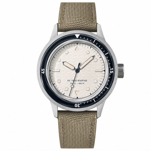 AV86 1956 Marine — Navy & Off White on pure white background