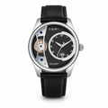 TOMI T105 Face Gear Quartz Watch on pure white background