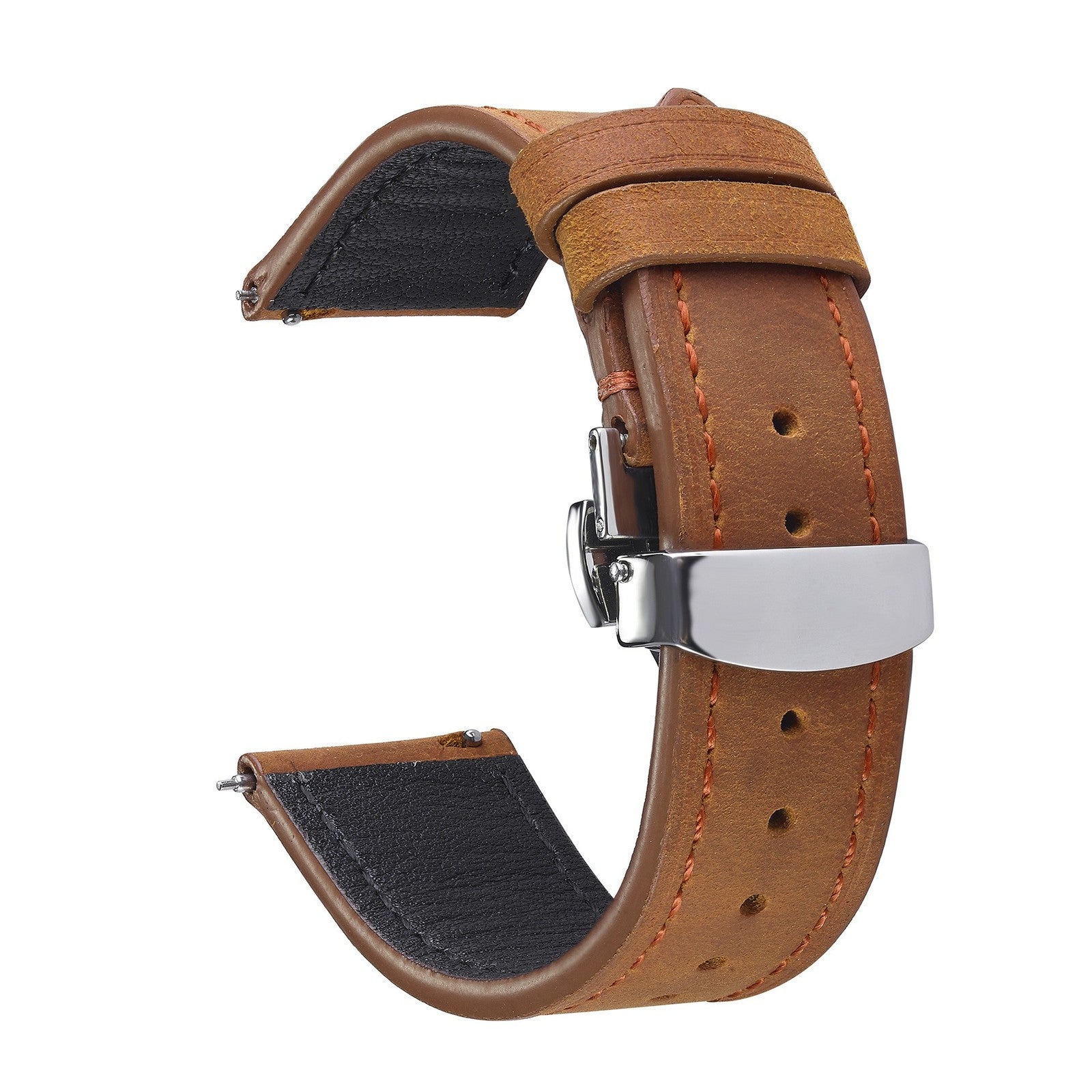 AWC quick-release leather strap supplier product image 5. Replace with AWC photography.