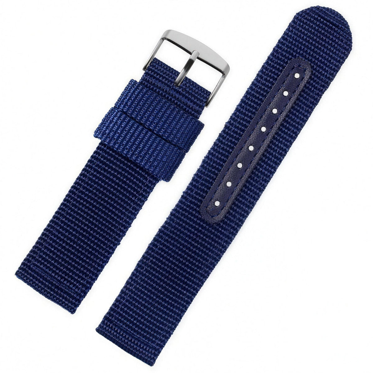 UPro Classic Ballistic Nylon quick-release watch strap - Blue